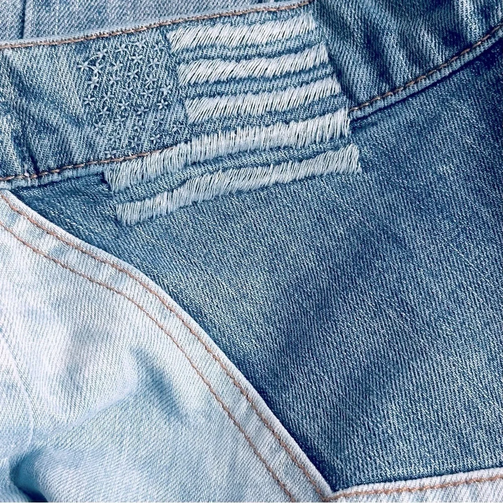 REVICE Star Patch Skinny Jeans | High Rise | 4th of July | Independence Day